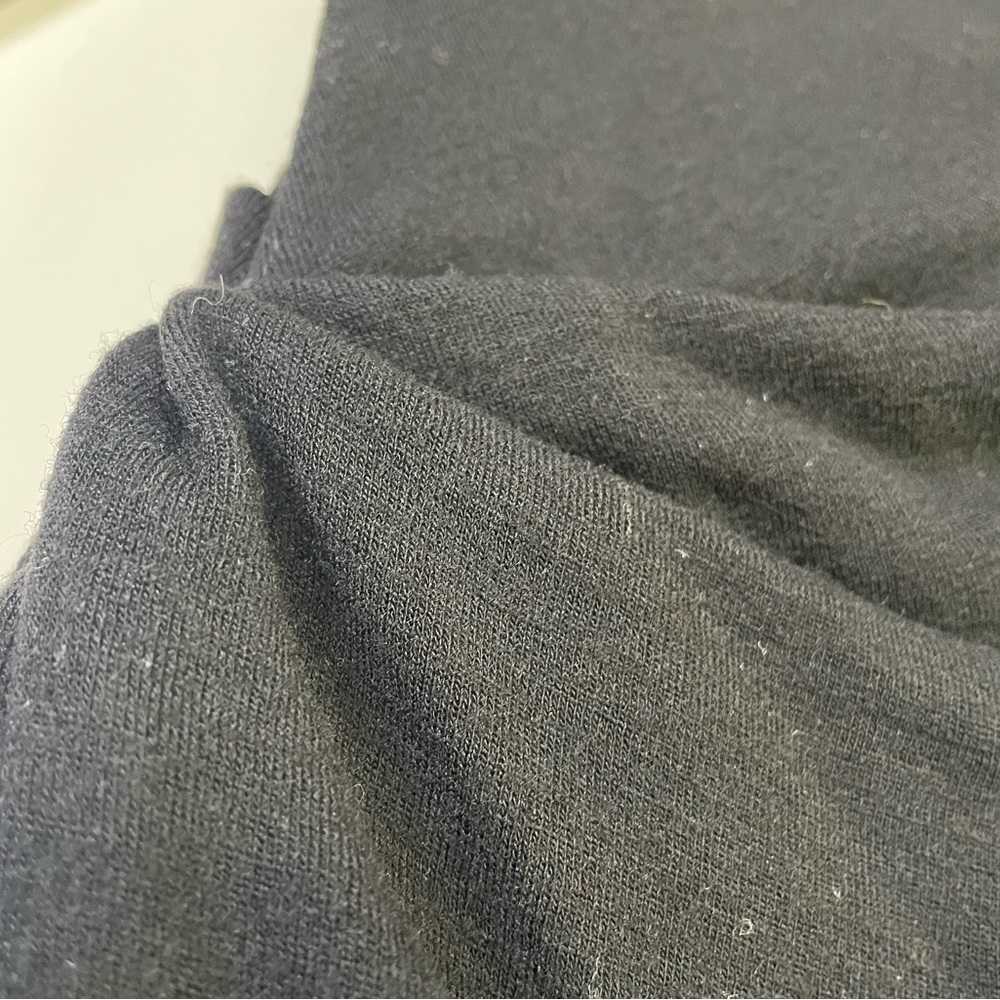 NWT ZARA Studio Black Wool Draped Dress XL - Picture 11 of 16